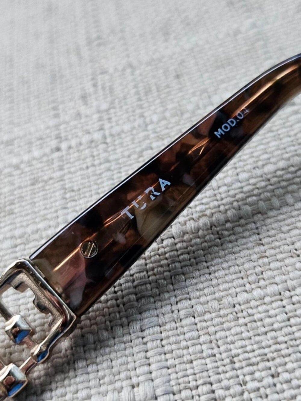 Vintage Tura Ladies Eyeglasses Frame Half Rim Gold Glasses Made USA Read descr - Picture 11 of 12